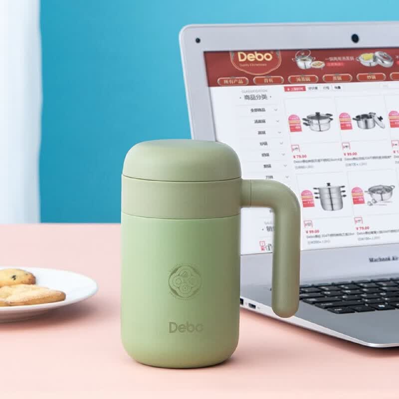 Debo Kimmich 316 Stainless Steel Insulated Mug with Tea Infuser