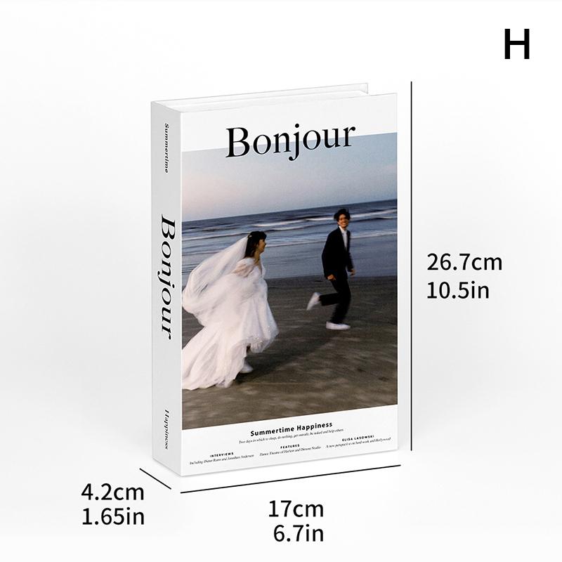 Fashion Fake Books Decoration Luxury Decorative Book Living Room Decor Simulation Book Home Decor Aesthetic Room Ornament