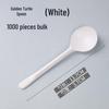 Individually Wrapped Thickened Plastic Disposable Soup & Dessert Spoon