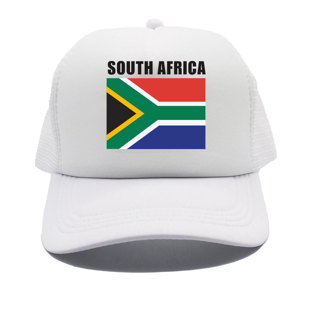 South Africa Trucker Cap Women Unisex Country Flag Hats Summer Cool Mesh Net Sunshade Breathable Baseball Caps
