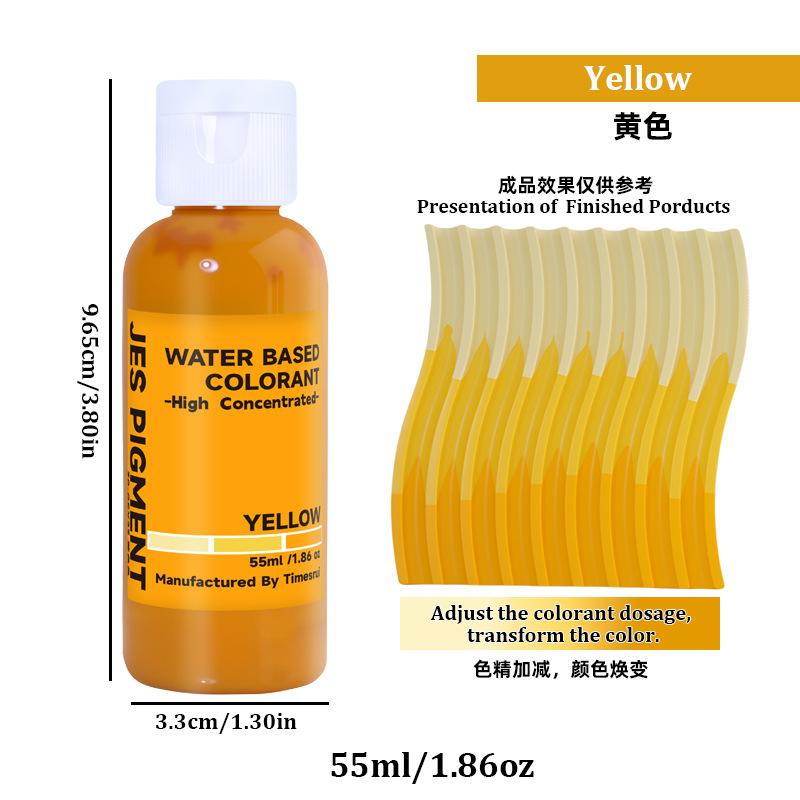 55ml Hochkonzentrierter Wasserbasierter Farbstoff Gips Harz Färbefarben OEM Farbpaste Harzpigment Formen