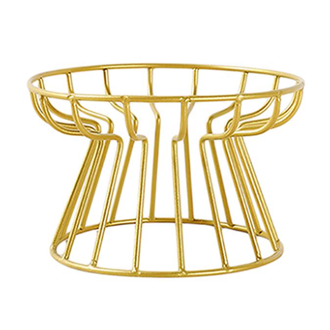 

Single Tray Iron Pet Bowl Rack Anti-turnover Cat Food Rack Dog Food Rack One Size золотой