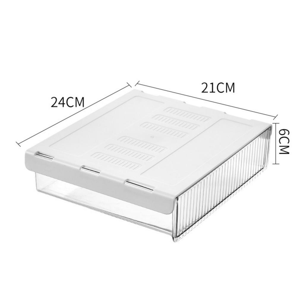 Under Desk Drawers Organiser Underdesk Drawer Box Plastic Transparent Space Saving Slide Out Under Table Storage Case For  Classroom