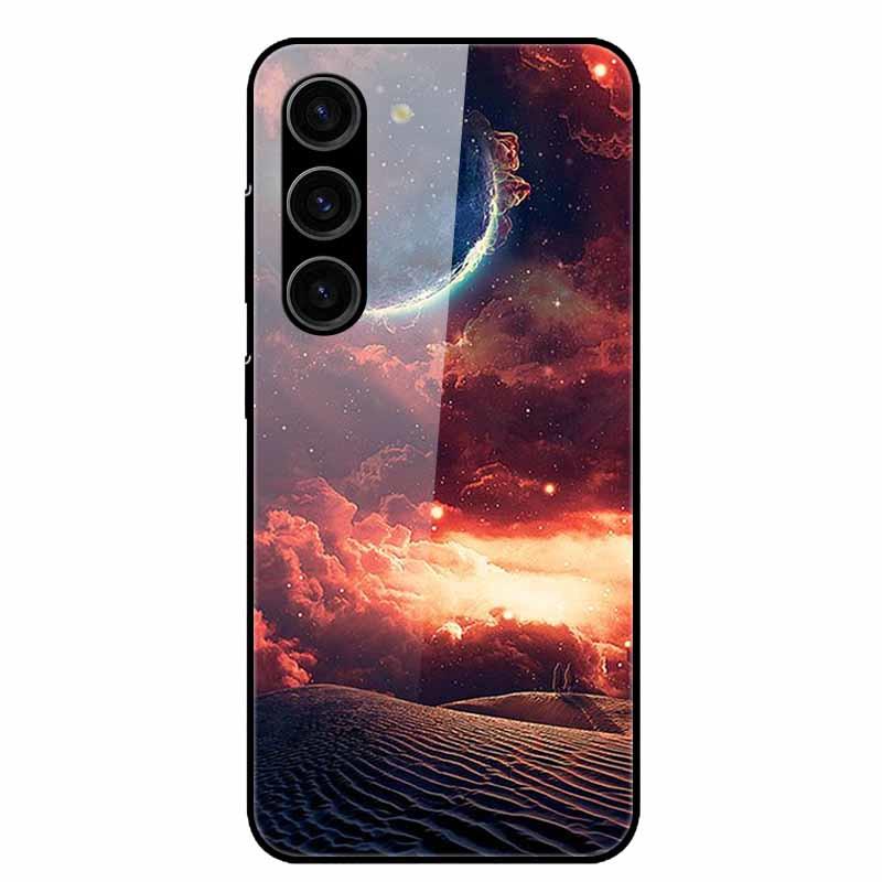 For Samsung Galaxy S25 Case Tempered Glass Hard PC Back Cover For Galaxy S 25 Plus Phone Cases S25Plus Silicone Bumper Shell Bag