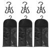 Hair Extension Holder Wig Storage Bag with Hanger Hairpieces Ponytail Bundles Storage Carrier Case for Store Style Hair Travel
