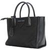 Used PRADA Tote Bag concept Nylon/leather black Shoulder