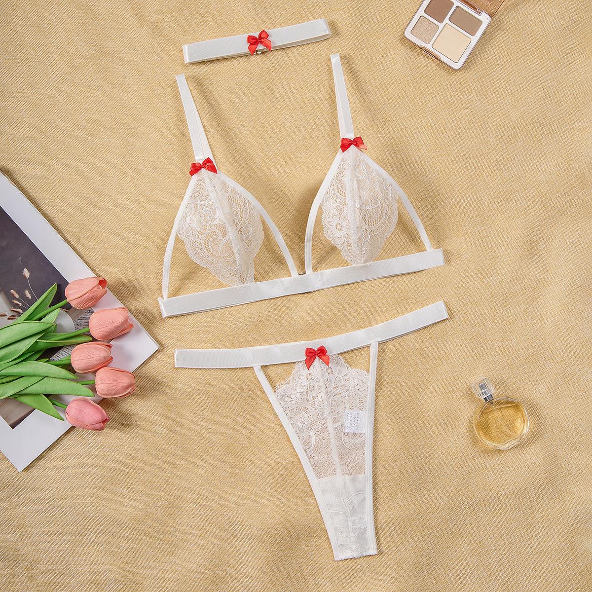 Европа и Америка взрывной сексуальный комплект нижнего белья маленький размер горячий комплект бюстгальтеров веселый S белый