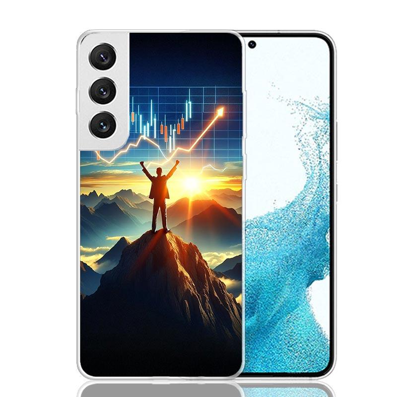 Trade Investment Forex Stock Market Phone Case For Samsung Galaxy S26 S25 Edge S24 S23 FE S22 Ultra S21 Plus S20 + Fundas Cover