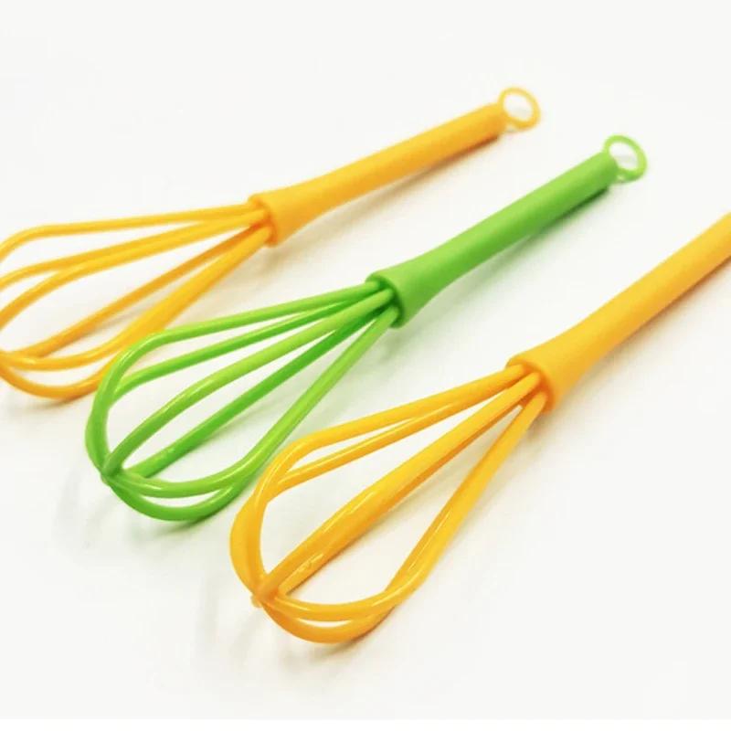 Kitchen Accessories for Eggs: Plastic Egg Beater, Cream Baking Flour Stirrer, Hand Whisk Mixer, Egg Tools