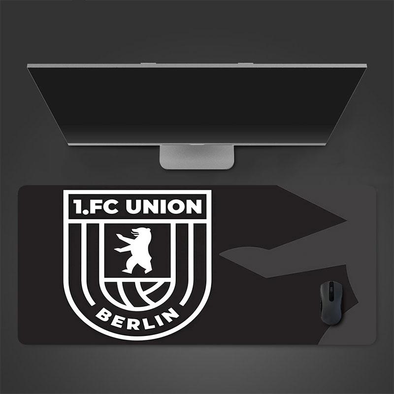 1. FC Union Berlin Mouse Pad, Large Gaming Desk Mat, Non-slip XXL Mousepad for Laptop & Tablet, Mini PC Playmat with Stitched Edges