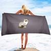 Cute Cat Beach Towel Absorbent Oversized Quick Dry Sand Free Lightweight Bath Towel Microfiber Summer Pool Towel for Kids Adults