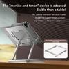 H12mini Foldable Tablet Stand Adjustable Angles Desktop Support for Laptops Up to 13.3 Inches