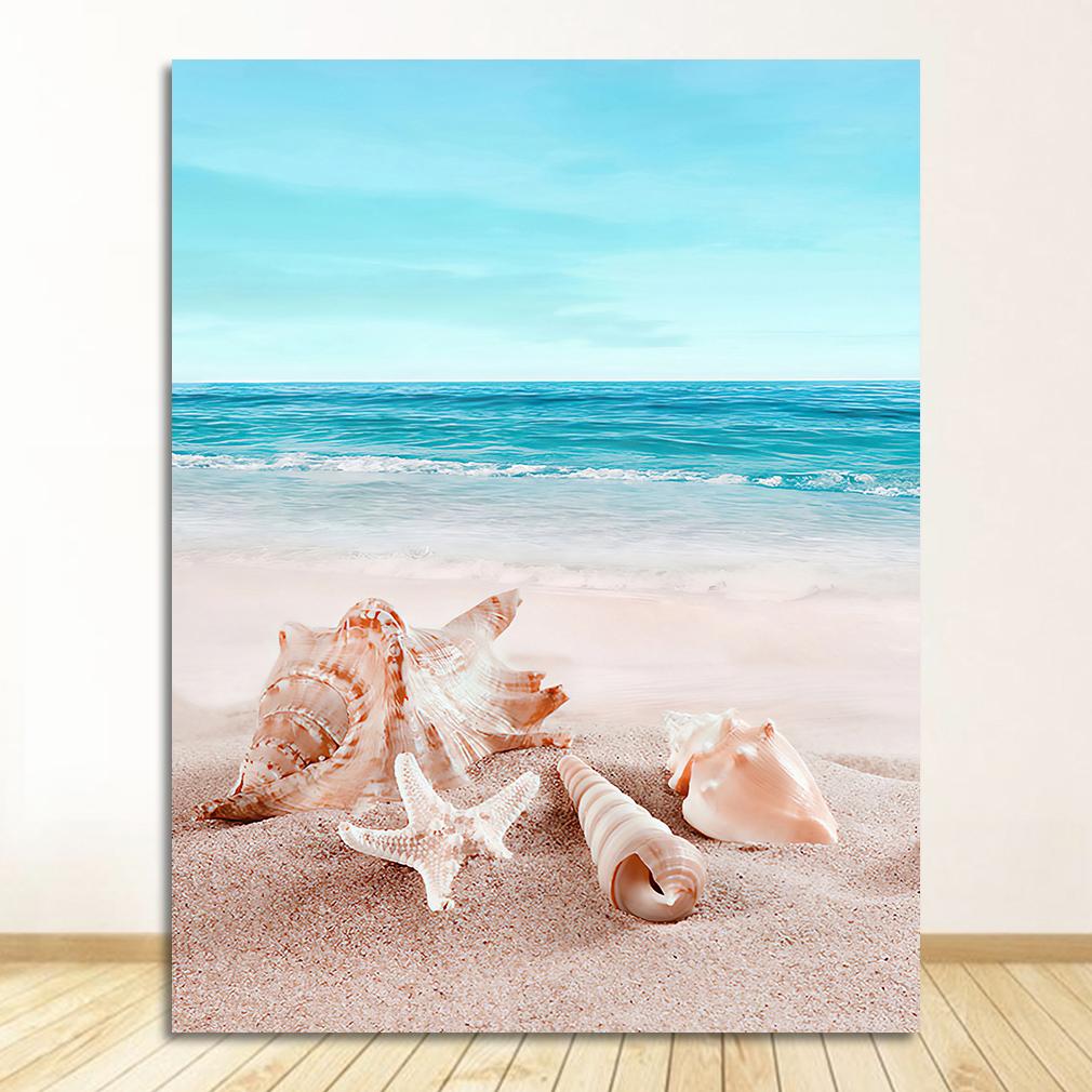 Flamingo Wall Art Canvas Painting Nordic Posters And Prints Pictures For Living Room Tropical Sea Beach Starfish Surfboard
