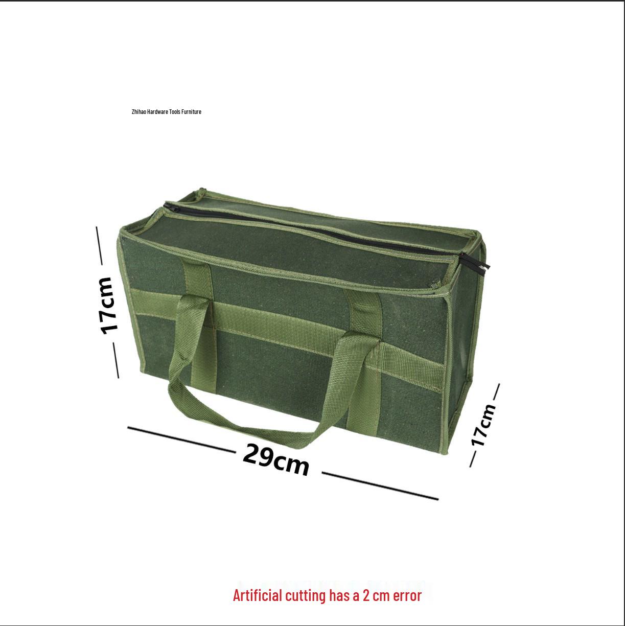 Прочная брезентовая сумка-органайзер на молнии для электриков и авторемонта