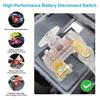 Quick Cut-off Battery Isolation Switch 12 - 24 V Negative Isolator Battery Switch  Vehicle Battery