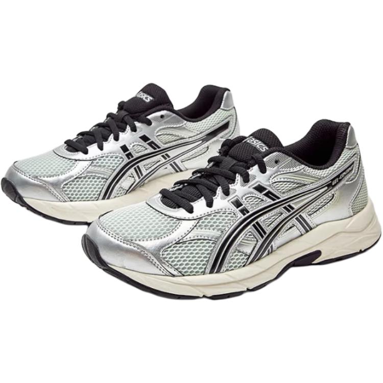 ASICS Gel-Contana GS White Black Silver Cushioned Kids Sneakers 1014A371-301