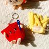 11cm Cute Keychain Decorative Lovely PP Cotton Food
