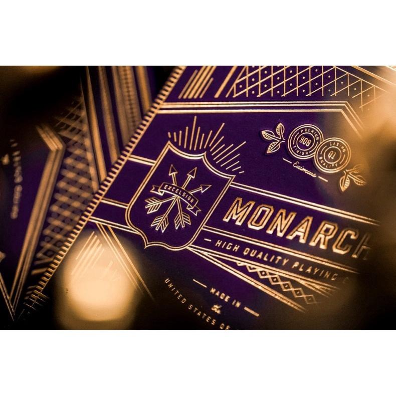 Theory11 Purple Monarch Playing Cards USPCC Bicycle Monarchs Deck Kortspel Magiska trick