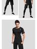 Herren Schnelltrocknender Sport Trainingsanzug: Lässiges Fitness-Laufset