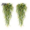 Long-lasting Plastic Flowers 1/2Pcs Hanging Artificial Flower Vine UV Resistant Faux Drooping Floral Plants Indoor Ivy Home Wedding Outdoor