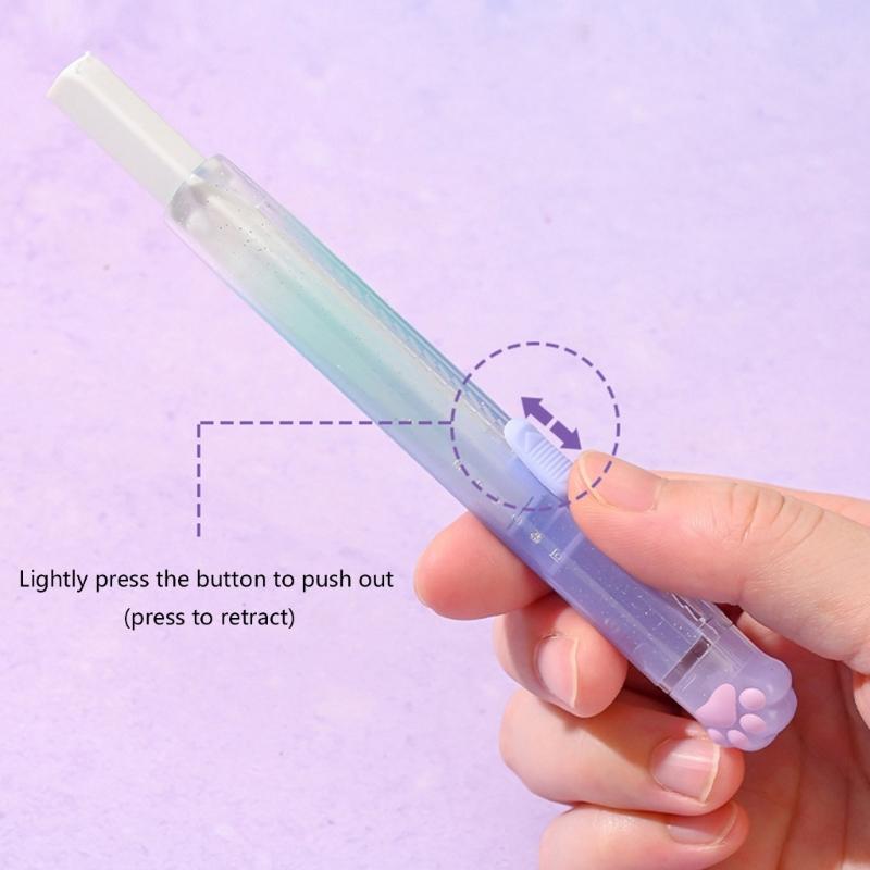 Push-Pull Erasers Pencil Erasers Cats Claw Eraser Painting Erasers Back To School Erasers Prizes Gift for Classroom
