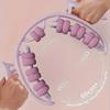 1pc 360° Dual Action Massage Roller-Muscle Relaxation & Slimming for Waist/Leg/Arm, PP Material Home Massage Tool,massage Roller