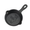 ZISIZ Mini Cast Iron Bird Design Frying Pan Set
