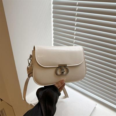 Small Bag Women's Spring New Retro Versatile Chain Shoulder Messenger Bag Lock Small Square Bag