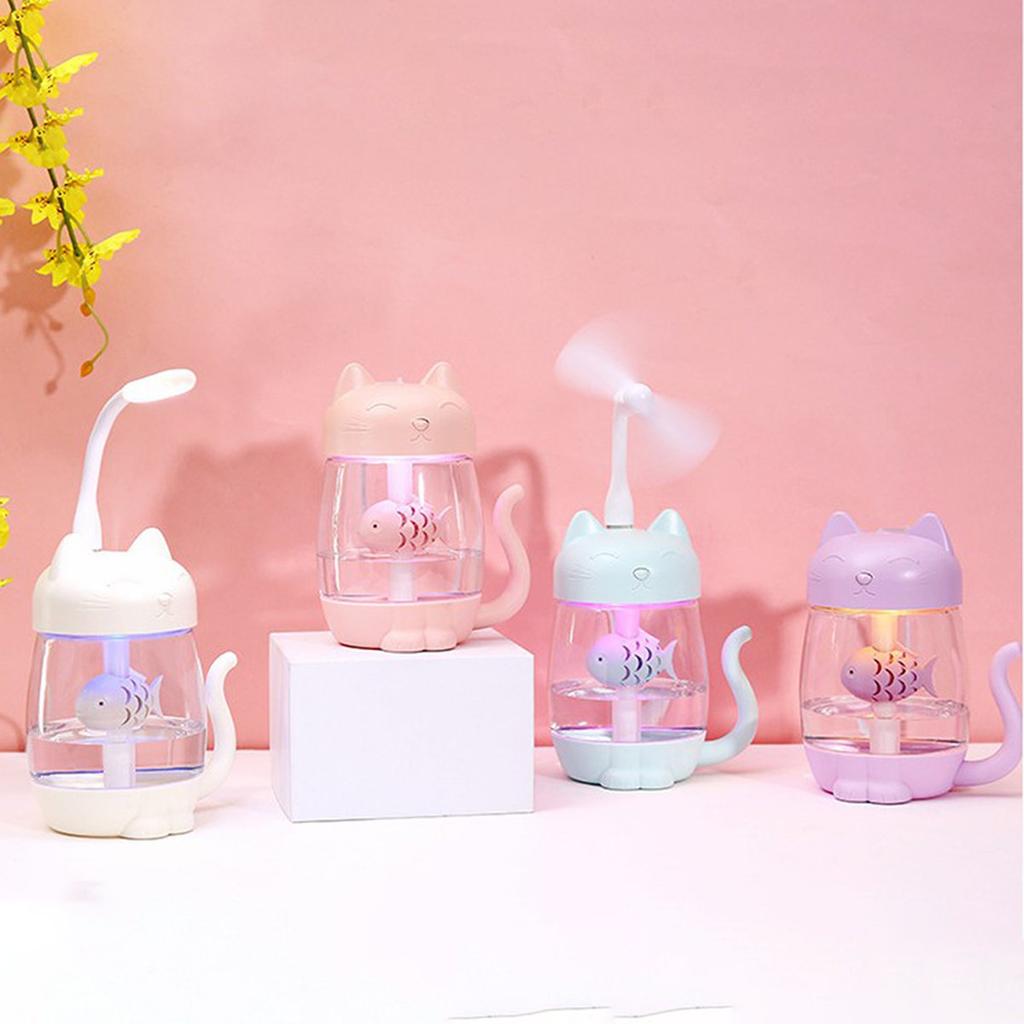 iBeauty Happy Home Cat Humidifier 3 In 1 USB Humidifier Ultrasonic Air