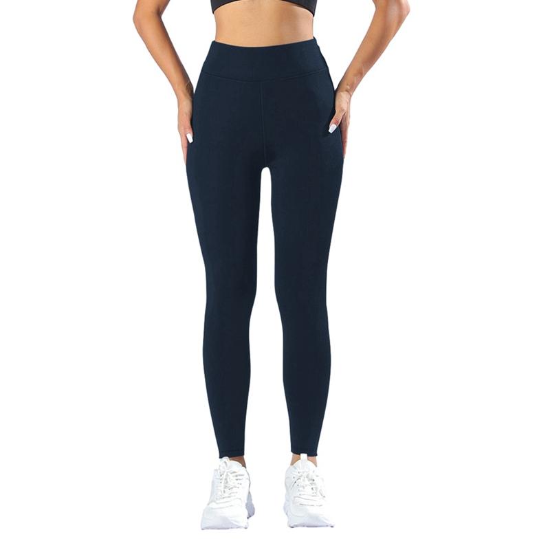 Women's Autumn Winter Fleece Warm Leggings High Waist Casual Sports Sliming Yoga Pants