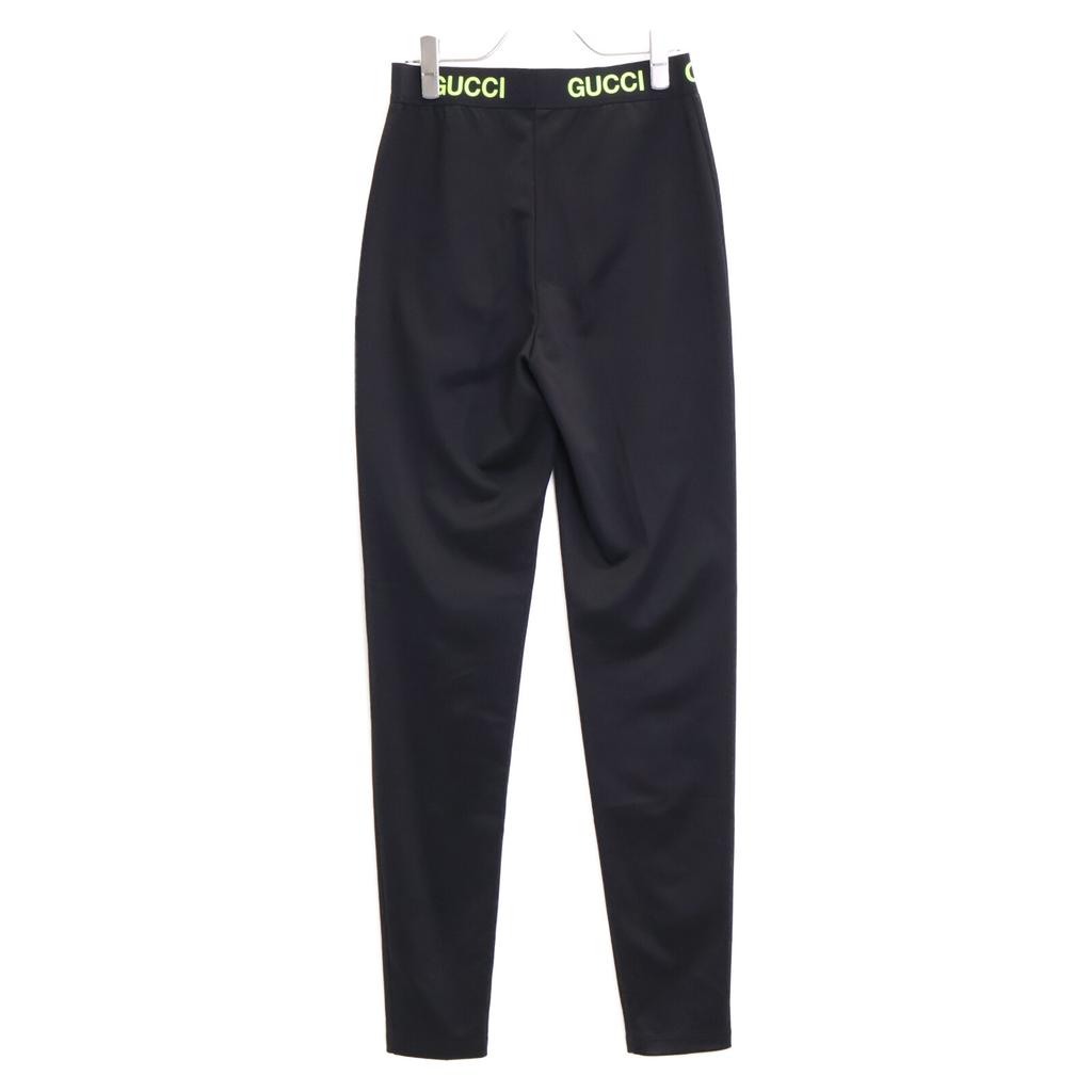 Gucci 693082 Black Logo Leggings Pants Bottoms M blackUsed