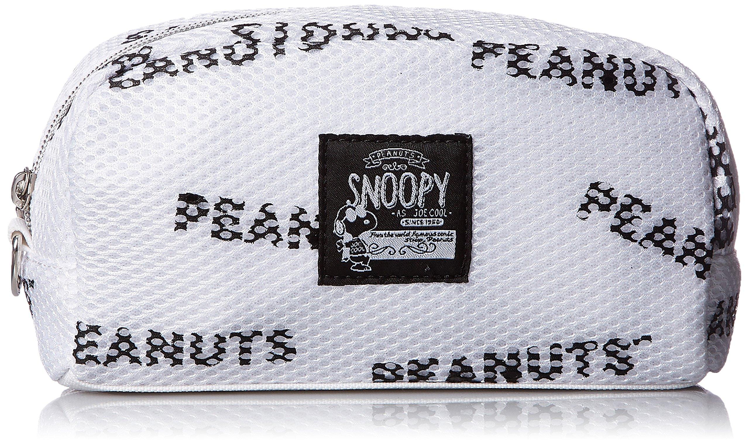 

Snoopy Mesh Logo Joe Cool Pencil Case Pencil Full-Open mams-0131b Case/WH(0134)