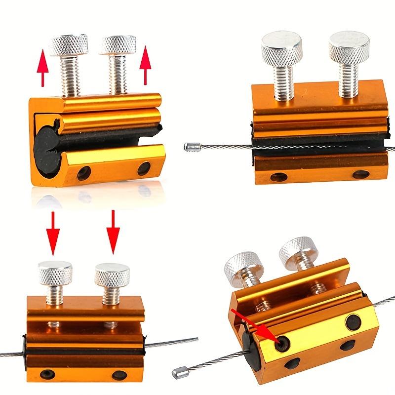 Cable Luber Tool for Motorcycle Cable Lubricator Lubricant Lube Oiler Tools Twin Clamp for Motorbike ATV Dirt Bike Pitbike Scoot