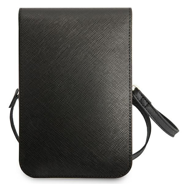 Torebka Guess Saffiano Triangle Czarna