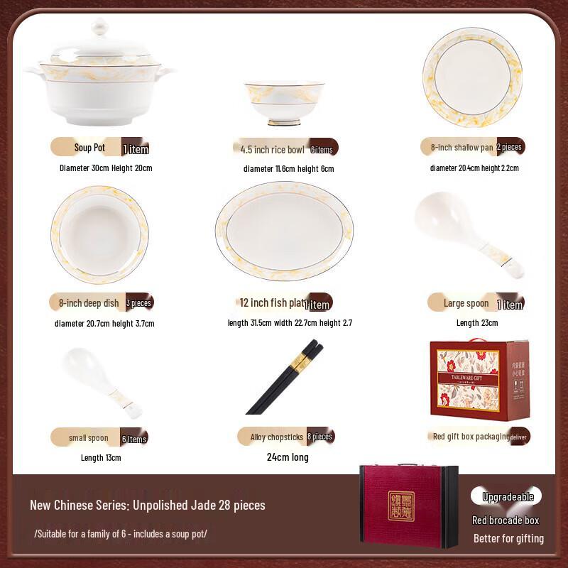 Mod Lenka Jingdezhen Ceramic Dinnerware Set