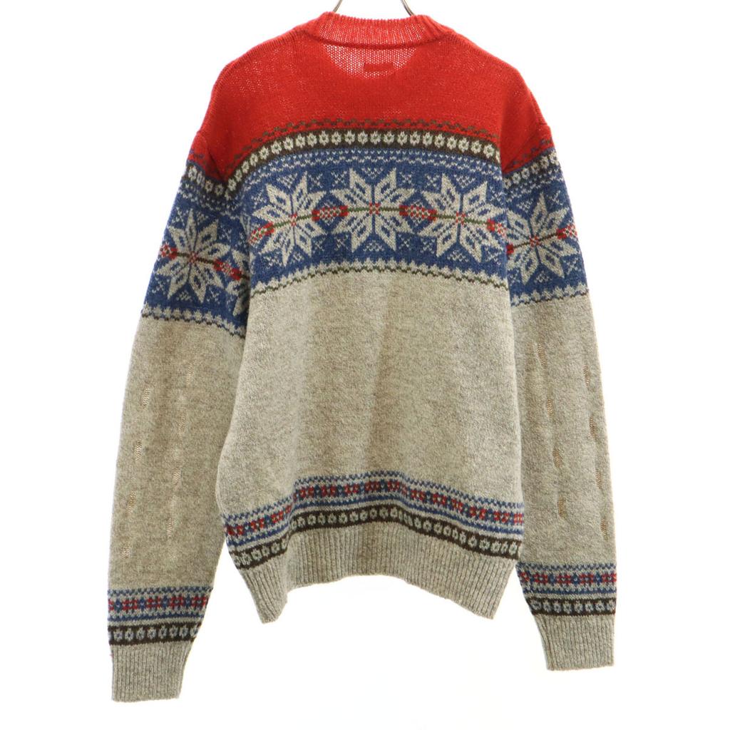 unused KAPITAL made in Japan Nordic Pattern Long sleeve 5G Cutout sweater Women Used