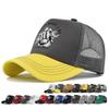 Breathable Summer Baseball Cap Mechanic Graphic Outdoor Sun Hat Vintage Mesh Trucker Hat  For Men