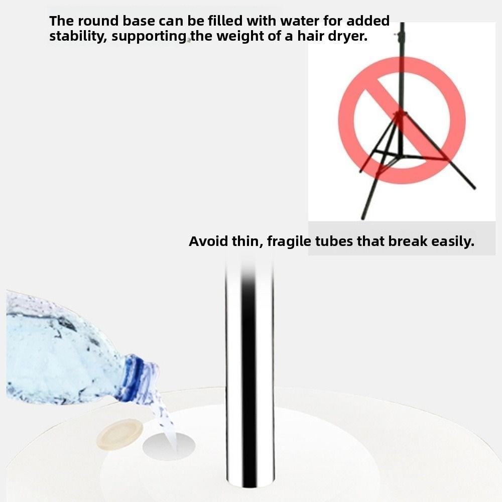 Retractable Vertical Hair Dryer Holder Hands Free Pet Grooming Holder Pet Hair Dryer Stand Home