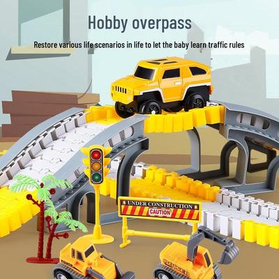 Electric Engineering Toy Car Assembly Set