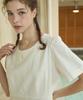 WIOE Linen Shirring Dress_Beige