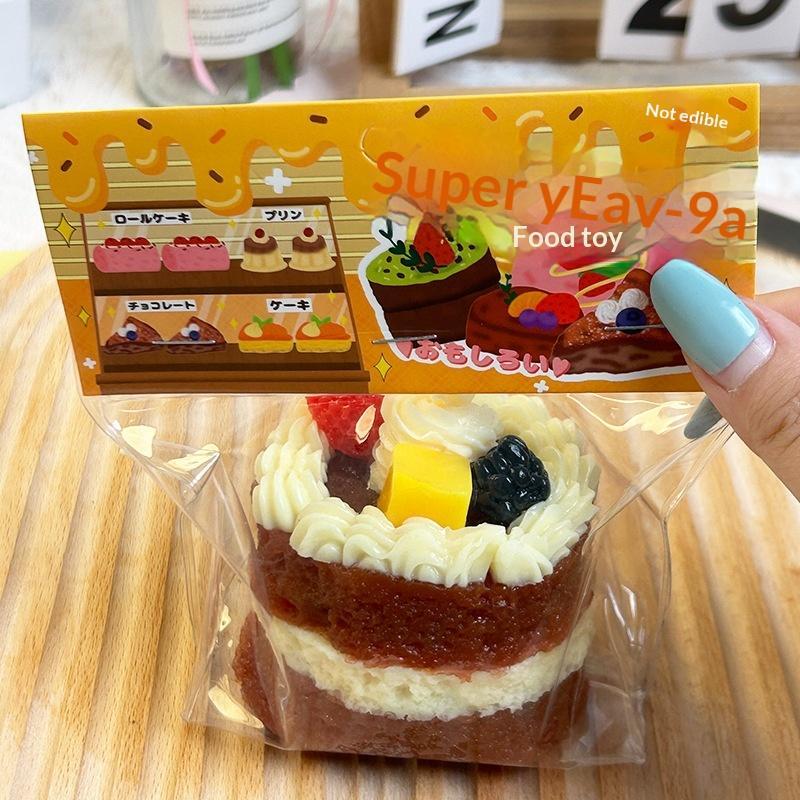Realistic Dessert Toys Soft Slow Rising Texture For Stress Relief Kids Party Favors Small Gifts