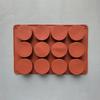 Round Chocolate Cookie Molds Chocolate Silicone Mold 12-Cavity Cylinder Silicone Molds For Jelly Mini Cakes Muffin Baking