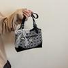 High-end Bow Polka Dot Small Bag Women's New Fashionable Textured Underarm Bag Summer Commuter Bucket Bag
