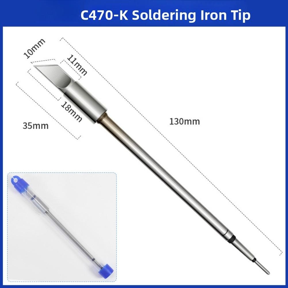 

For Electronics Soldering C470 Soldering Tip Tool-free Magnetic Soldering Tip Welding Tip Soldering Iron Tip 90 Less Oxidation