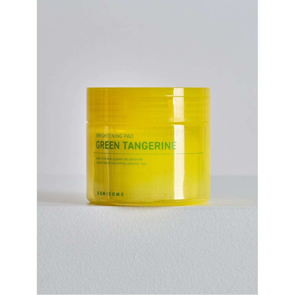 Daiso Somisom Green Tangerine Whitening Toning Pad  50 Sheets 130g 