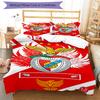 3pcs S.L. Benfica Bedding Set Duvet Cover Closure Includes 1 Duvet Cover & 2 Pillowcases, Soft and Comfortable for All Seasons.