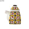 Hand Drawn Ceramic Seasoning Pot Kitchen Spice Container Oil Can Vinegar Pot Seasoning Bottle Ceramic Jar Spice Jar Oil Pots