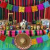 Mexican Party Decorations Banner Colorful Día De Los Muertos Papel Picado Banner Carnival Birthday Baby Shower Party Decor 5