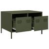 TV Stand Olive Green 68 X 50 X 43.5 Cm Cold Rolled Steel