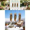 Garden Bamboo Wind Chime With Hand Painted Finish For Outdoor Patio Decor